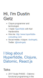 Mobile Screenshot of dustingetz.com
